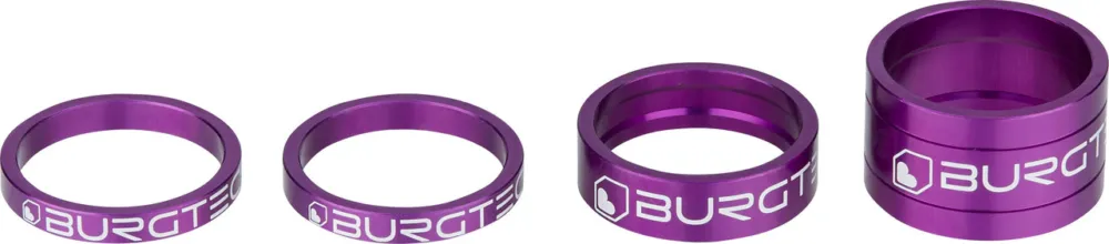 Begrenztes Angebot Burgtec Vorbau Spacer Kit - purple rain