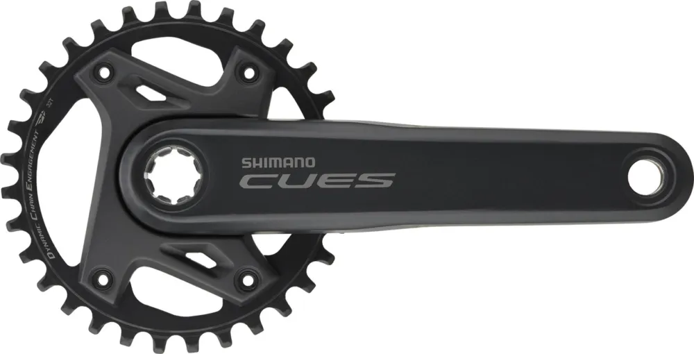 Zertifiziert Shimano CUES Kurbelgarnitur FC-U6000-1 - schwarz | 170,0 mm | 40