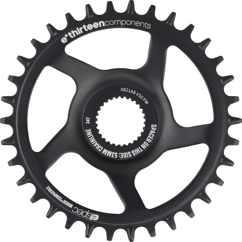 e-thirteen Helix Core espec Direct Mount Kettenblatt für Bosch Gen4 CX / SX - black | 34 Z Neuheit