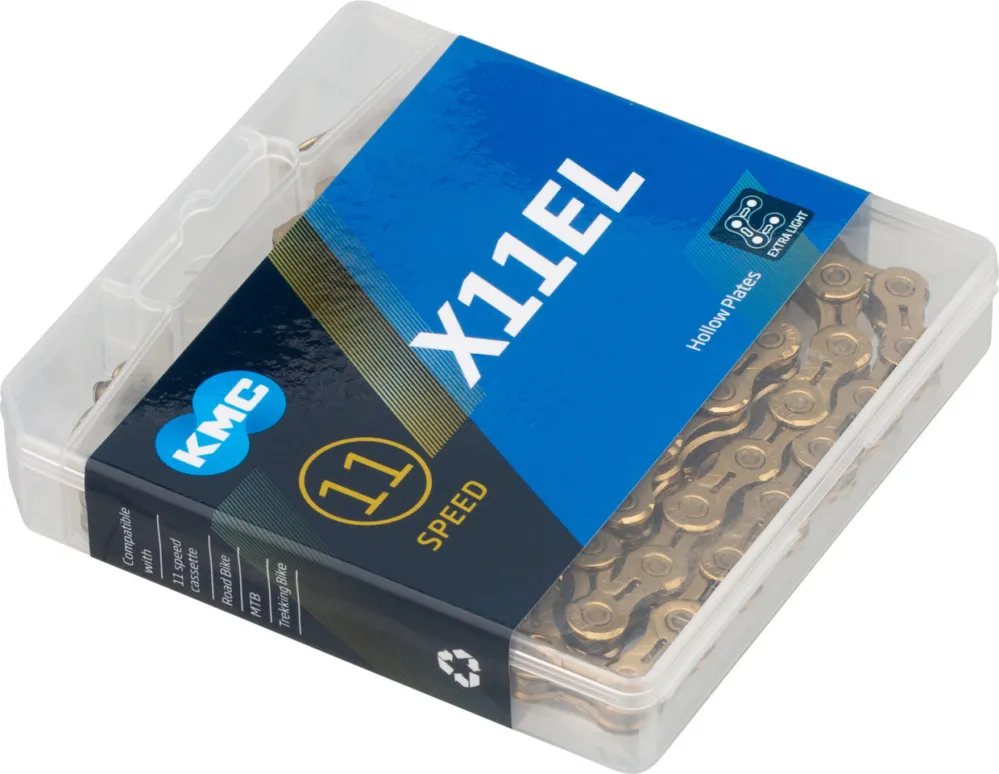 Markenware KMC X11EL Kette 11-fach - titan nitrid gold | 118