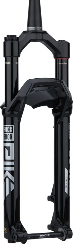 Ausverkauf RockShox Pike Ultimate Charger 3.1 RC2 DebonAir+ Boost 27,5" Federgabel - ultimate high gloss black | 140 mm | 44 mm | 1 1\\/8" - 1,5" tapered | 27,5" (650B) | 110 mm | 15 mm Steckachse