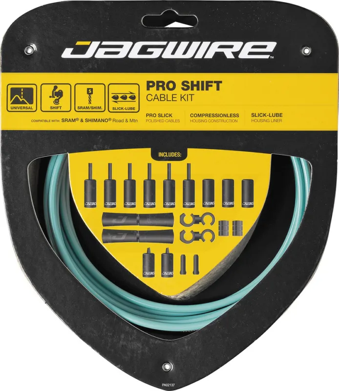 Neue Ware Jagwire 2X Pro Schaltzugset - Bianchi celeste
