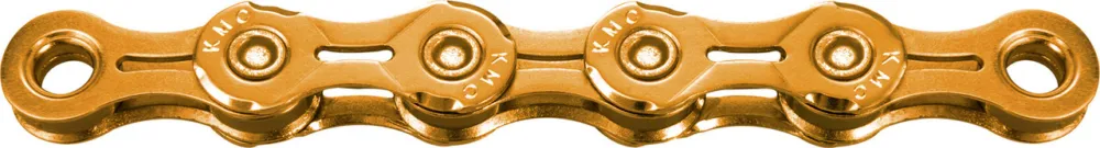 Neu Im Sortiment KMC X11EL Waxed Kette 11-fach - titan nitrin gold | 118