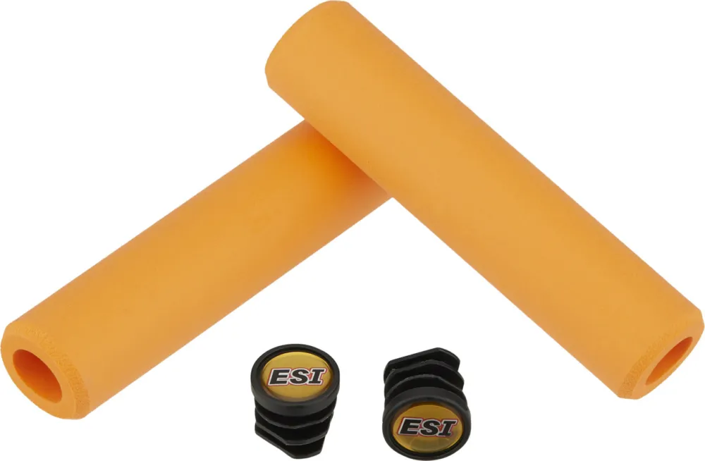 Neue Ware ESI Chunky Silikon Lenkergriffe - orange | 130 mm
