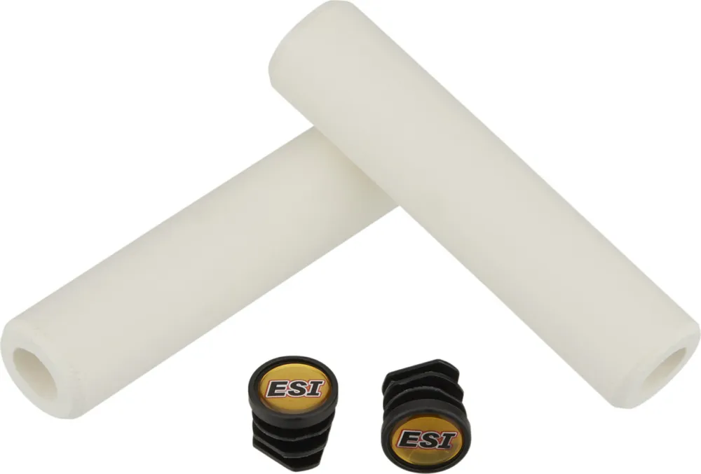 ESI Chunky Silikon Lenkergriffe - white | 130 mm Kostenloser Versand