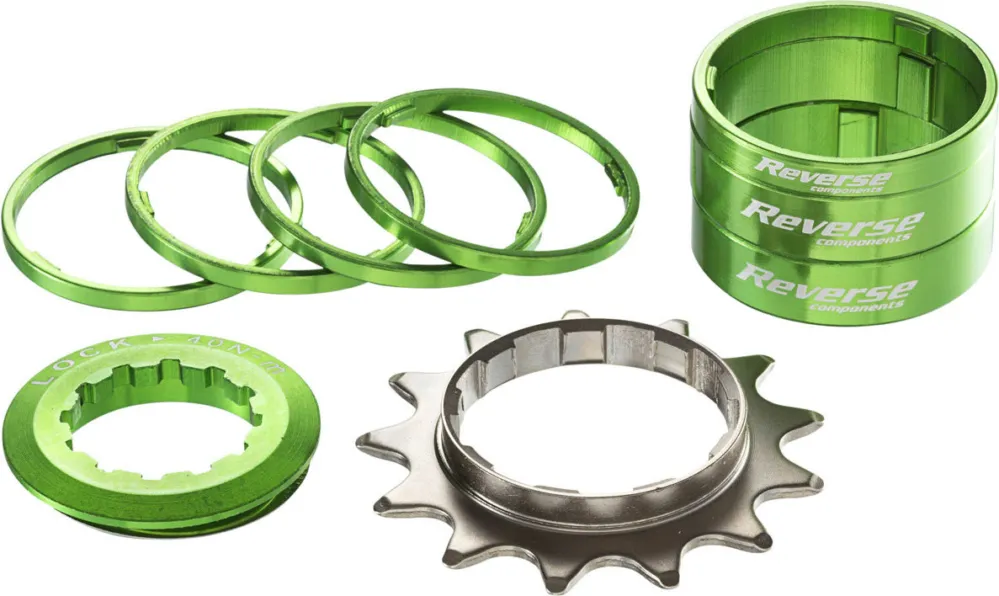 Beliebt REVERSE Components HG Single Speed Kit 13T - green | einzelner Ritzel