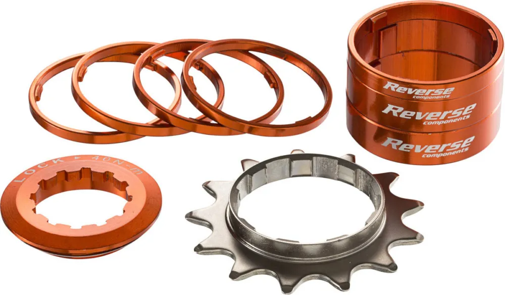 REVERSE Components HG Single Speed Kit 13T - orange | einzelner Ritzel Sale