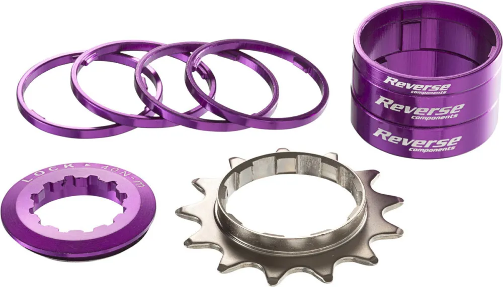 REVERSE Components HG Single Speed Kit 13T - purple | einzelner Ritzel Markenware
