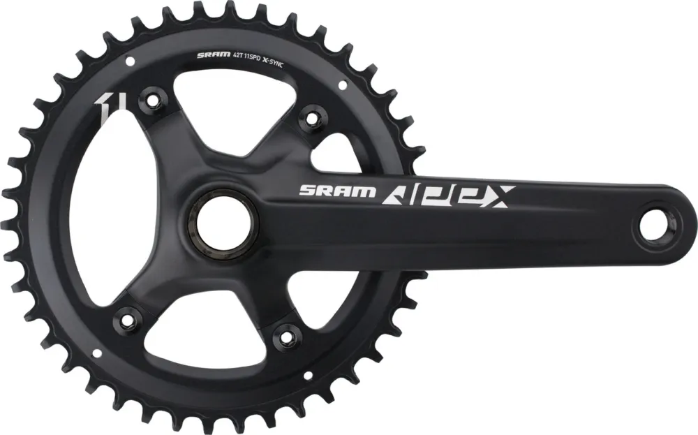 Begrenztes Angebot SRAM Apex 1 GXP 1x10-/1x11-fach, 110 mm Kurbelgarnitur - black | 172,5 mm | 42