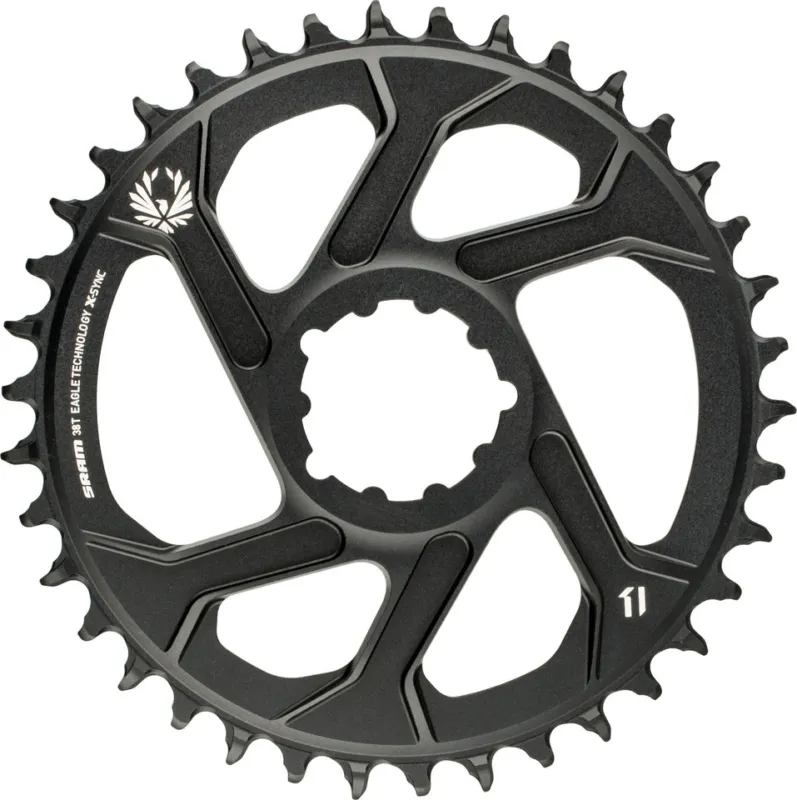 Preis Gesenkt SRAM Kettenblatt X-Sync 2 Direct Mount 6 mm für X01/XX1/GX Eagle - black | 38 Z