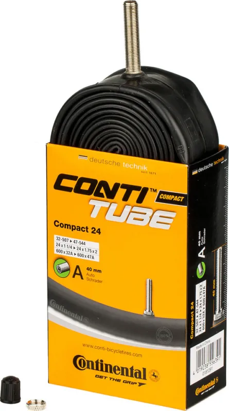Bestseller Continental Schlauch Compact 24 - universal | 32-507 bis 47-544 | AV | 24 x 1 1\\/4-1,75x2 AV 34 mm | 34 mm