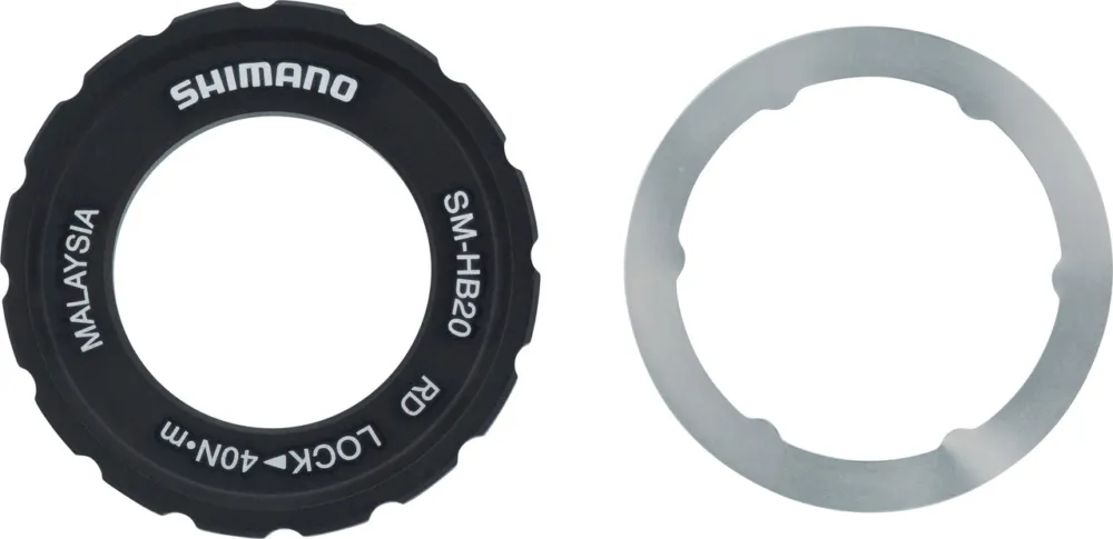 Shimano Verschlussring / Lockring Center Lock SM-HB20 - schwarz Highlight