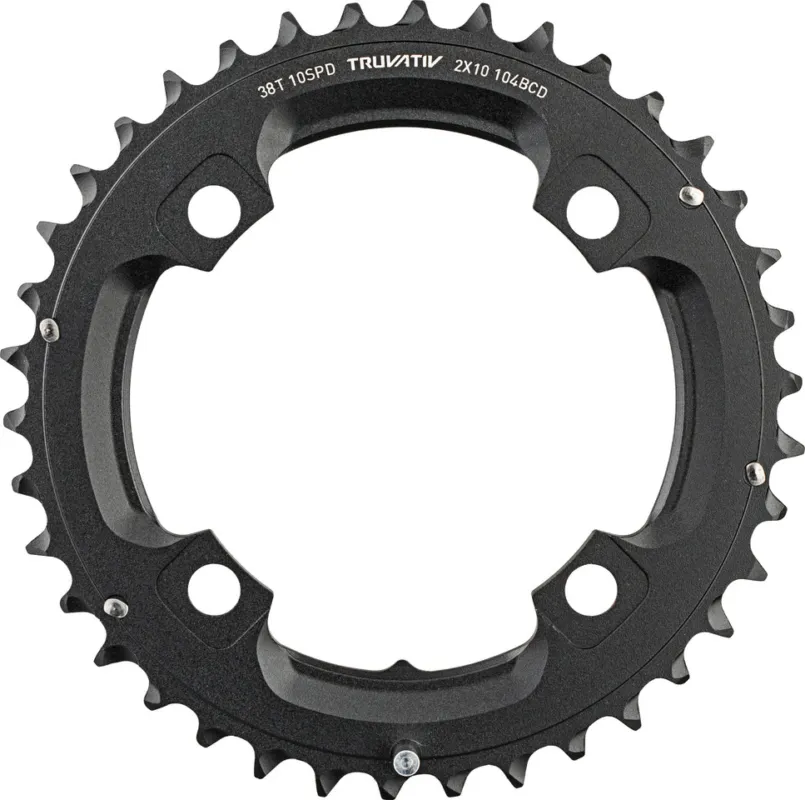 Truvativ Kettenblatt X0 / X9 / X7 / X5 MTB 4-Arm, 104 mm Lochkreis - schwarz | 38 Zähne/long pin Billig