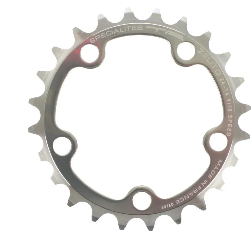 TA Kettenblatt Zelito, 5-Arm, innen, 74 mm Lochkreis - schwarz | 28 Z Neue Ware