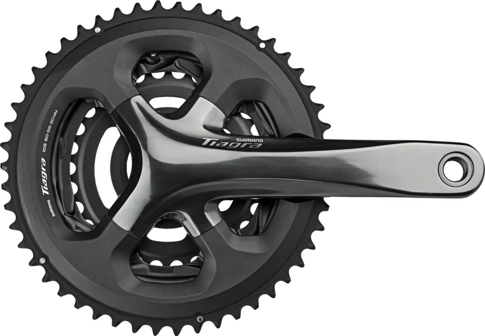 Neu Im Sortiment Shimano Tiagra Kurbelgarnitur FC-4703 - grau | 170,0 mm | 30-39-50