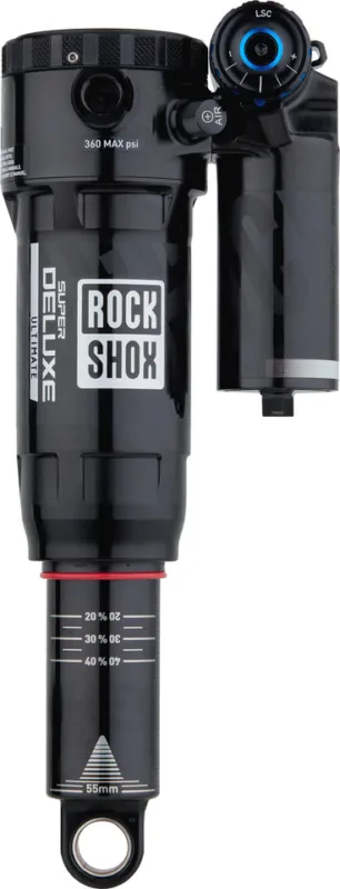 Must-Have RockShox Super Deluxe Ultimate RC2T Dämpfer - black | 210 mm x 55 mm