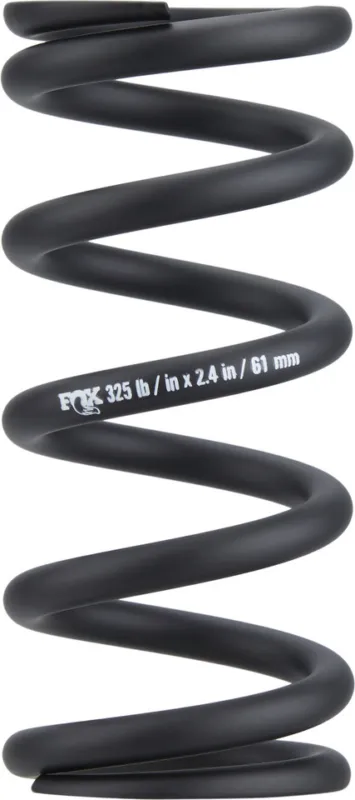 Bestpreis Fox Racing Shox SLS Super Light Steel Stahlfeder für 57.5-65 mm Hub - black | 650 lbs\\/inch | 215 mm x 63 mm