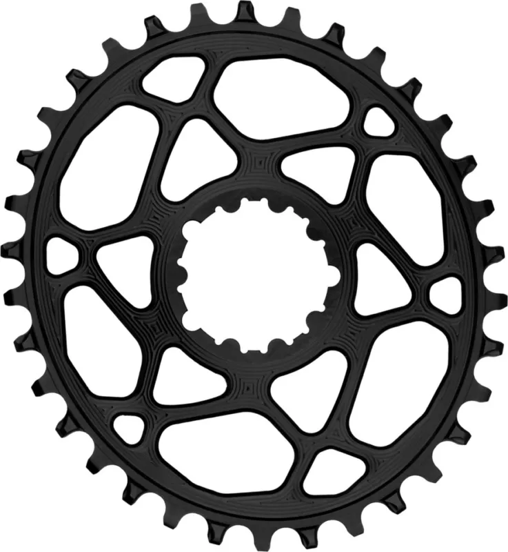 absoluteBLACK Oval Boost Kettenblatt für SRAM Direct Mount 3 mm Offset - black | 34 Z | 34 Beliebt