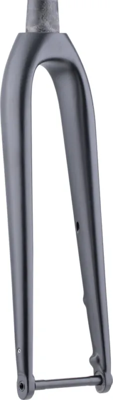 Preisknaller Blackheart Allroad Carbon Gabel - titanium brushed | Steckachse | 28" | 1 1\\/8" - 1,5" tapered | 47 mm