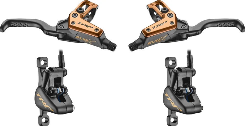 TRP EVO X Scheibenbremse V+H Set Scheibenbremse - gold | Set | links\\/rechts (seitenspezifisch ) Schnäppchen