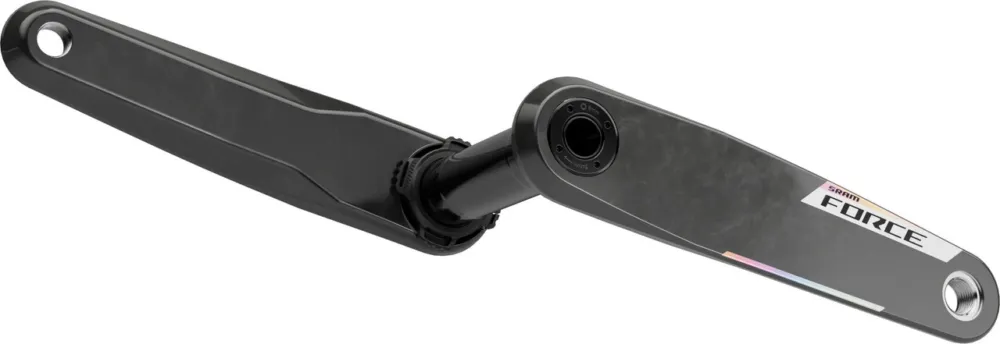 Neu SRAM Force E1 XPLR DUB DM Carbon Kurbelarm-Set - black | 172,5 mm | ohne Kettenblatt