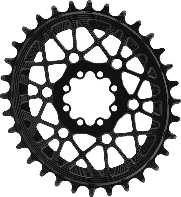 absoluteBLACK Oval T-Type Kettenblatt für SRAM Transmission 3 mm Offset - gold | 28 Z Nur Heute