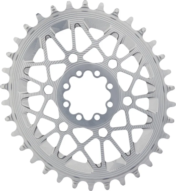 absoluteBLACK Oval T-Type Kettenblatt für SRAM Transmission 3 mm Offset - titanium | 34 Z Begrenztes Angebot