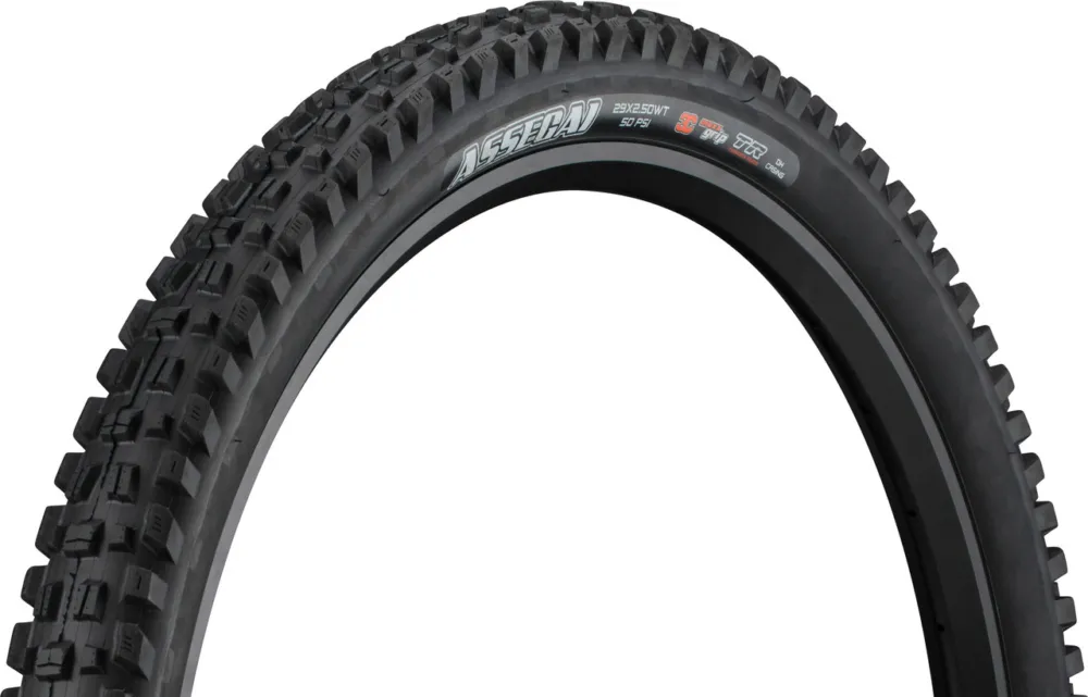 Bestpreis Maxxis Assegai 3C MaxxGrip Downhill WT TR 29" Faltreifen - schwarz | 29 " | 63 mm | 63-622 | 2.5 "