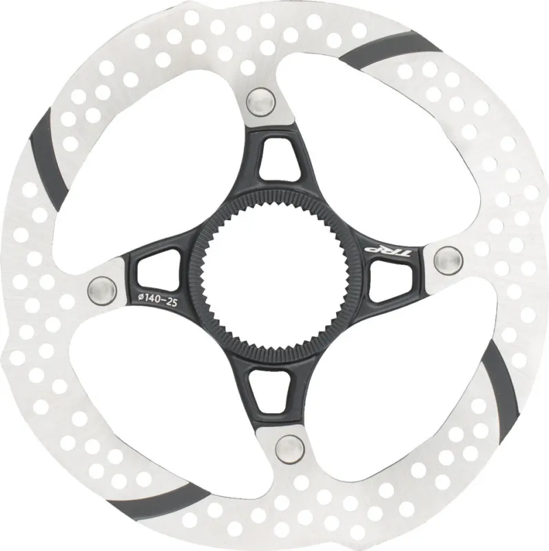 Beliebt TRP Bremsscheibe TR-25 Center Lock 2-teilig - schwarz-silber | 203 mm
