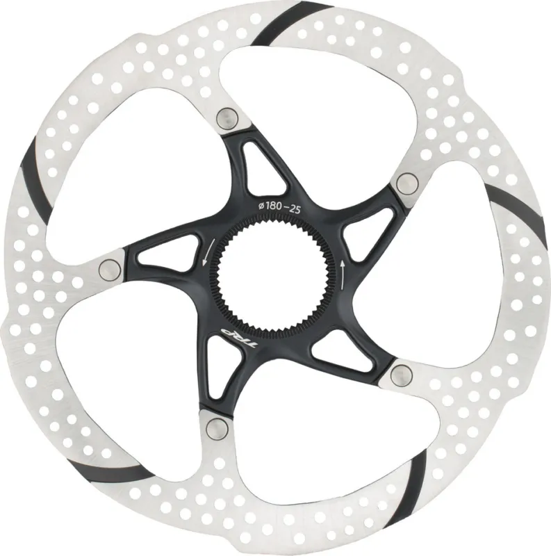 TRP Bremsscheibe TR-25 Center Lock 2-teilig - schwarz-silber | 180 mm Bestseller