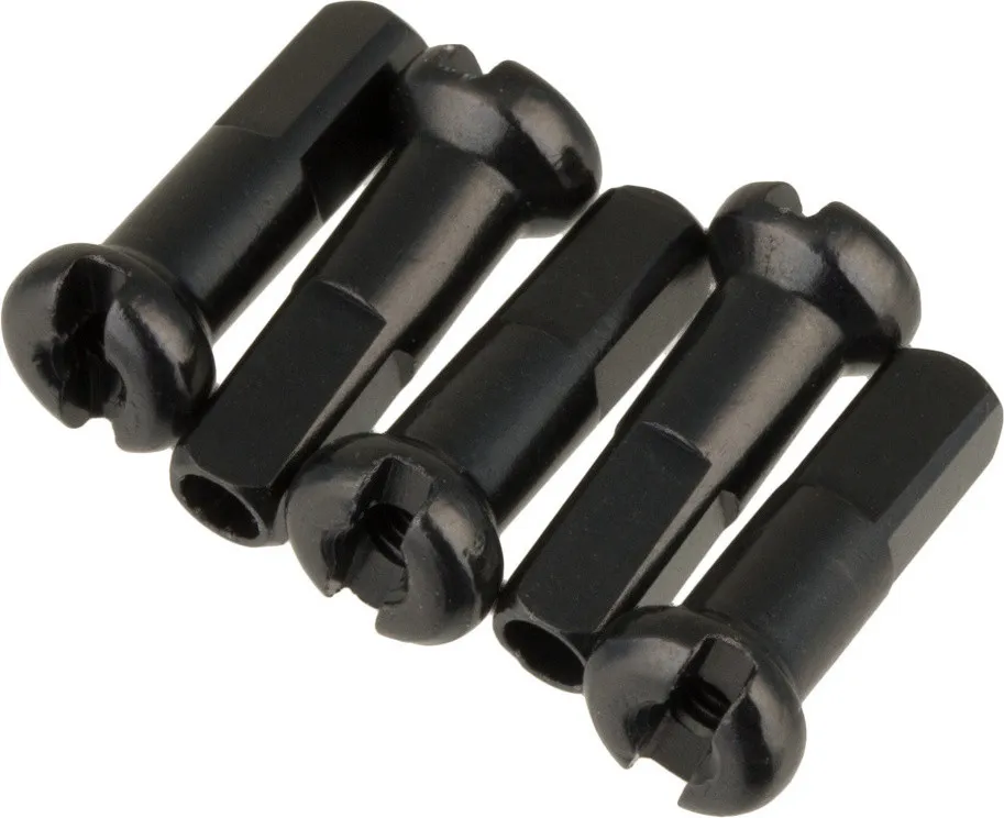 Begrenztes Angebot DT Swiss Pro Lock® Alu-Nippel 2,0 mm - 5 Stück - schwarz | 12 mm