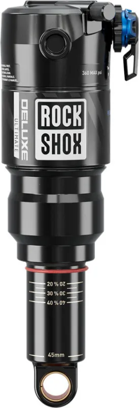 Sonderaktion RockShox Deluxe Ultimate RCT DebonAir Trunnion Dämpfer - black | 205 mm x 57,5 mm