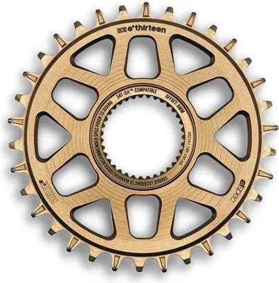 e-thirteen Helix Race e-spec Kettenblatt für DJI Avinox - bronze | 34 Z | 34 Neuheit