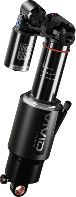 RockShox Vivid Ultimate DH RC2 Trunnion Dämpfer - black | 225 mm x 75 mm Sonderaktion