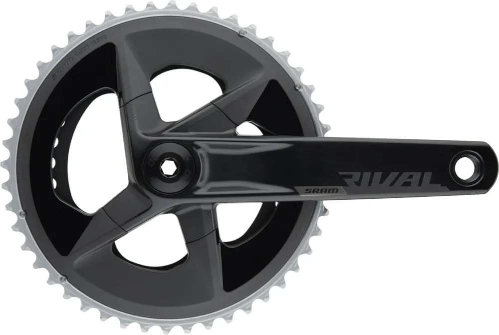 SRAM Rival DUB 2x12-fach Kurbelgarnitur - black | 172,5 mm | 35-48 Top-Preis