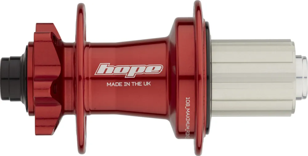 Expressversand Hope Pro 5 Disc 6-Loch HR-Nabe - red | 12 x 135 mm \\/ 32 Loch \\/ Shimano