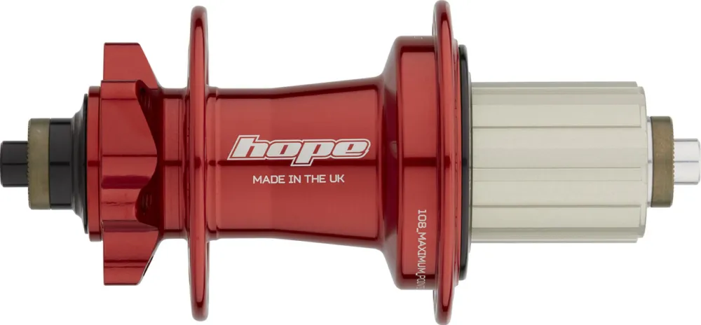 Finale Aktion Hope Pro 5 Disc 6-Loch HR-Nabe - red | 10 x 135 mm \\/ 32 Loch \\/ Shimano