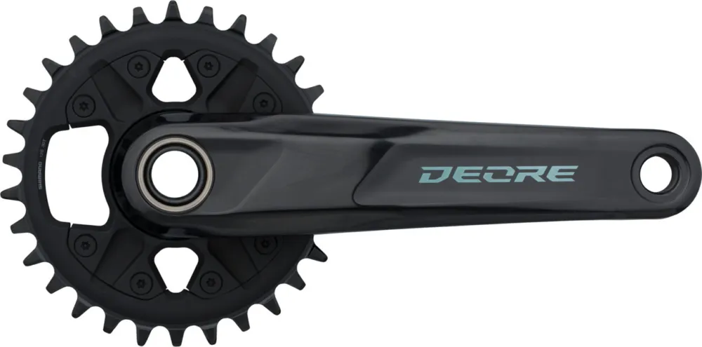 Shimano Deore Kurbelgarnitur FC-M6100-1 - schwarz | 170,0 mm | 30 Abverkauf