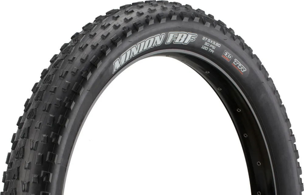 Maxxis Minion FBF EXO TR 27,5+ Fatbike Faltreifen - Werkstattverpackung - schwarz | 97 mm | 3.8 " | 27.5 " | 97-584 Top-Angebot