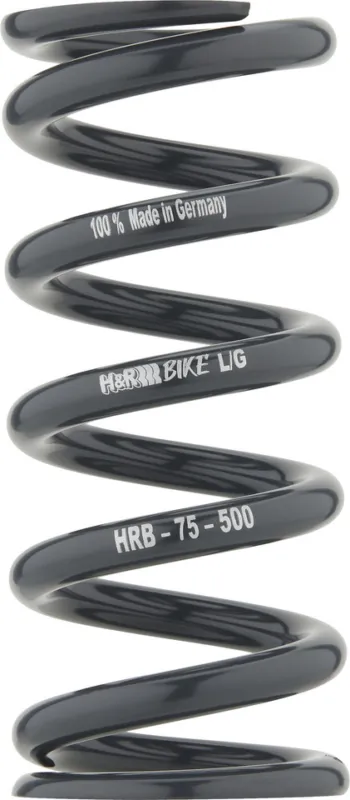 H&R Bike Performance Spring Stahlfeder bis 75 mm Hub - schwarz | 300 lbs Sonderangebot