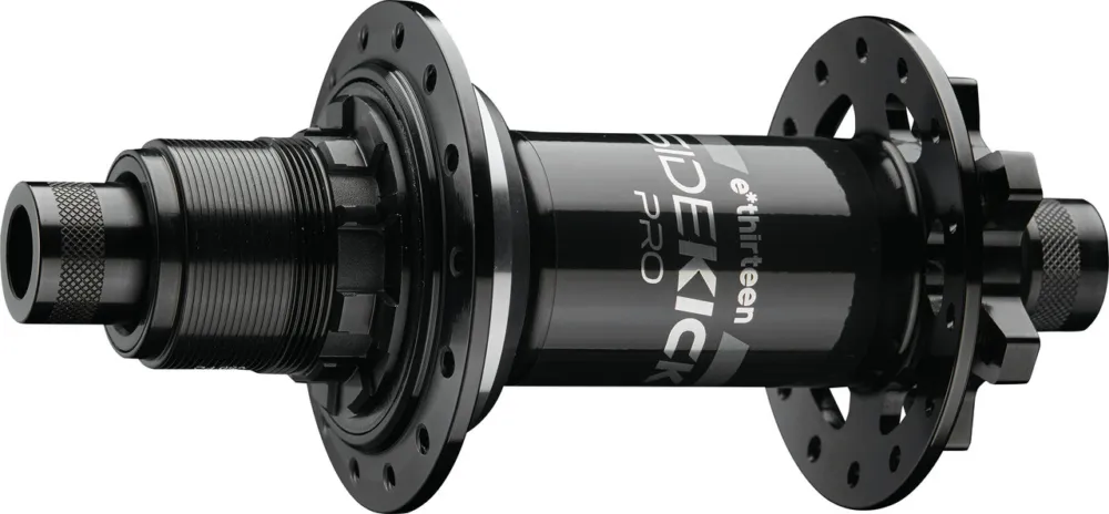e-thirteen Sidekick Pro Disc 6-Loch Super Boost HR-Nabe - black-sterling silver | 28 | SRAM XD | 12 mm Steckachse Abverkauf