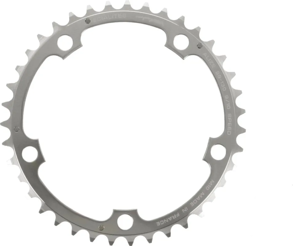 TA Kettenblatt Alize, 5-Arm, Mitte, 130 mm Lochkreis - silber | 39 Z Solange Der Vorrat Reicht