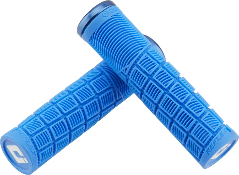 ODI Reflex Lock-On Lenkergriffe - blue | 135 mm Preis Gesenkt