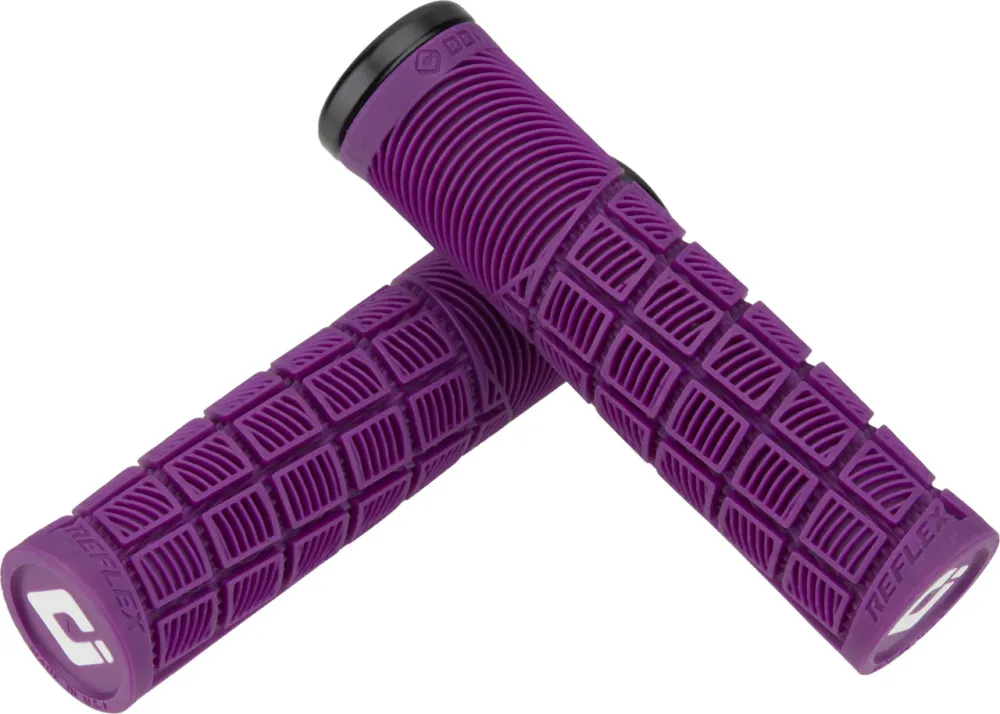 Gratis Versand ODI Reflex Lock-On Lenkergriffe - purple | 135 mm