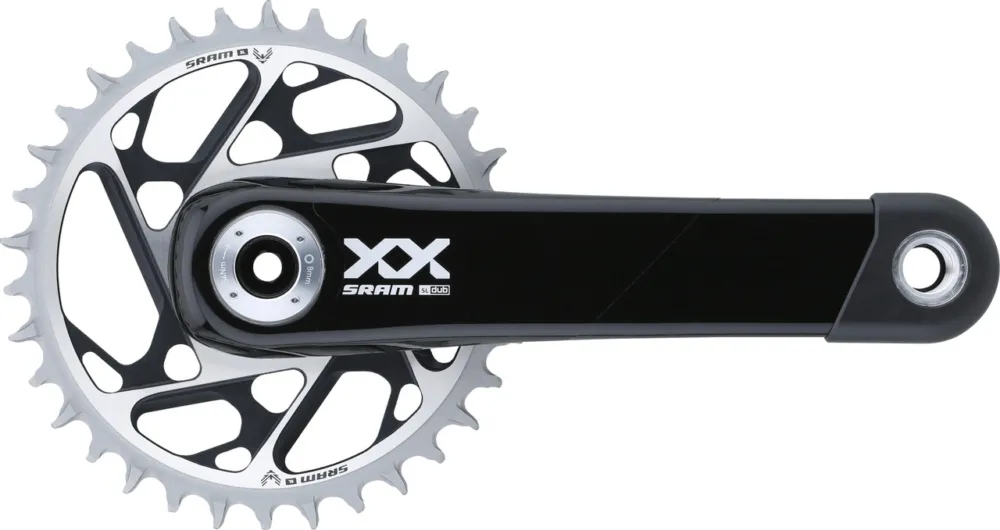 SRAM XX SL Eagle Transmission T-Type DUB DM 12-fach Carbon Kurbelgarnitur - black | 165,0 mm | 34 Top-Preis