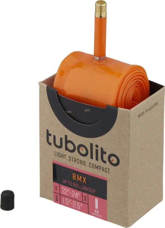 tubolito Tubo-BMX Schlauch 22"/24" - orange | 37-489 bis 64-507 | AV | 22-24 x 1,5-2,5 AV 40 mm | 40 mm Markenware