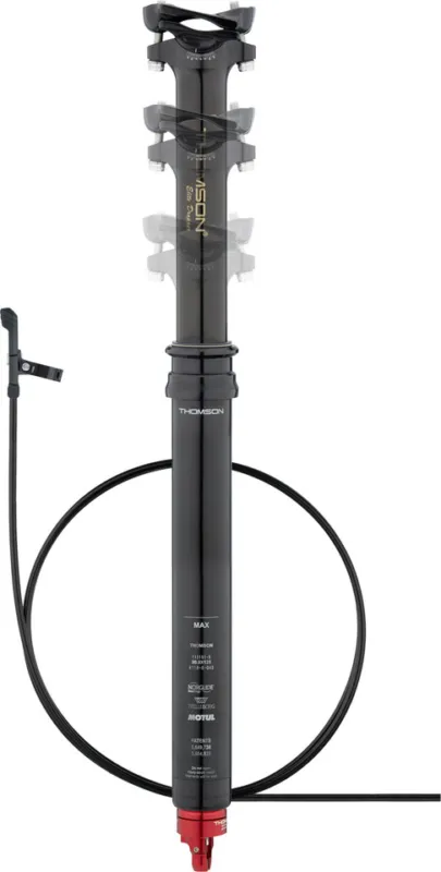 Letzte Chance Thomson Covert Black 125 mm Sattelstütze - schwarz | 0 mm | 30,9 mm | 1-fach | 420 mm