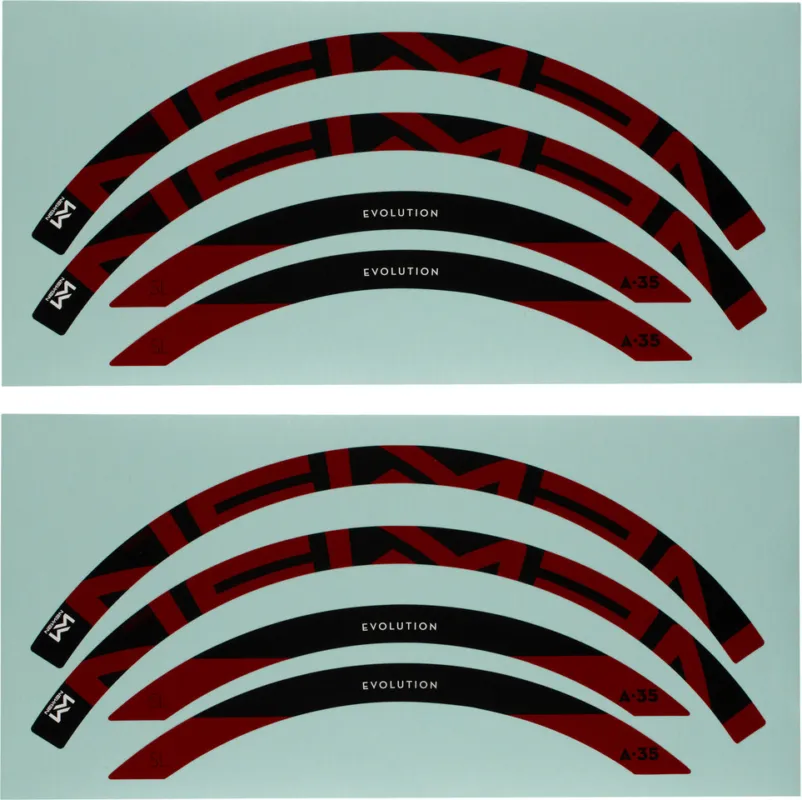 Online Kaufen NEWMEN Felgen Decal Kit A.35 - red | 27,5"