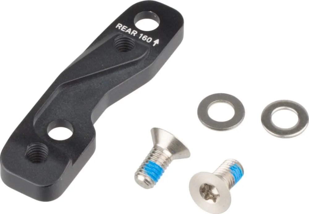 SRAM Scheibenbremsadapter für 160 mm Scheibe - schwarz | HR FM auf FM Finale Aktion