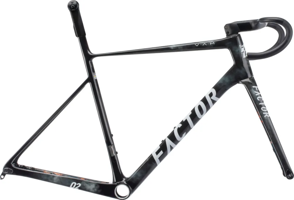 Factor O2 V.A.M. Disc T47a Shimano Carbon Rahmenkit Modell 2023 - storm | 61 cm/120 mm x 42 cm/SB 25 mm Schnäppchen